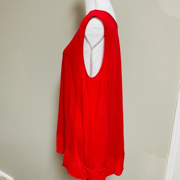 Rafaella Sport Red Tank Top - Picture 3 of 5